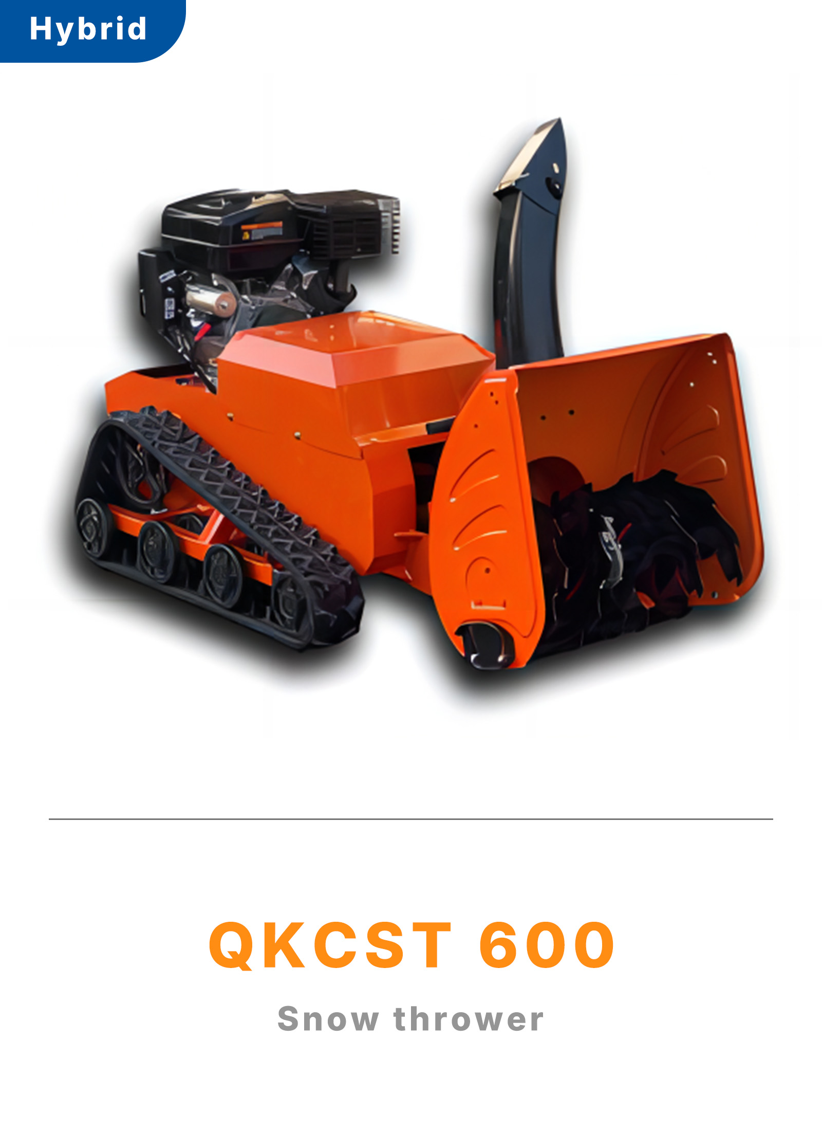 Souffleuse à chenilles télécommandée - Qingke Heavy-Duty Winter Equipment for Municipal & Commercial Use
