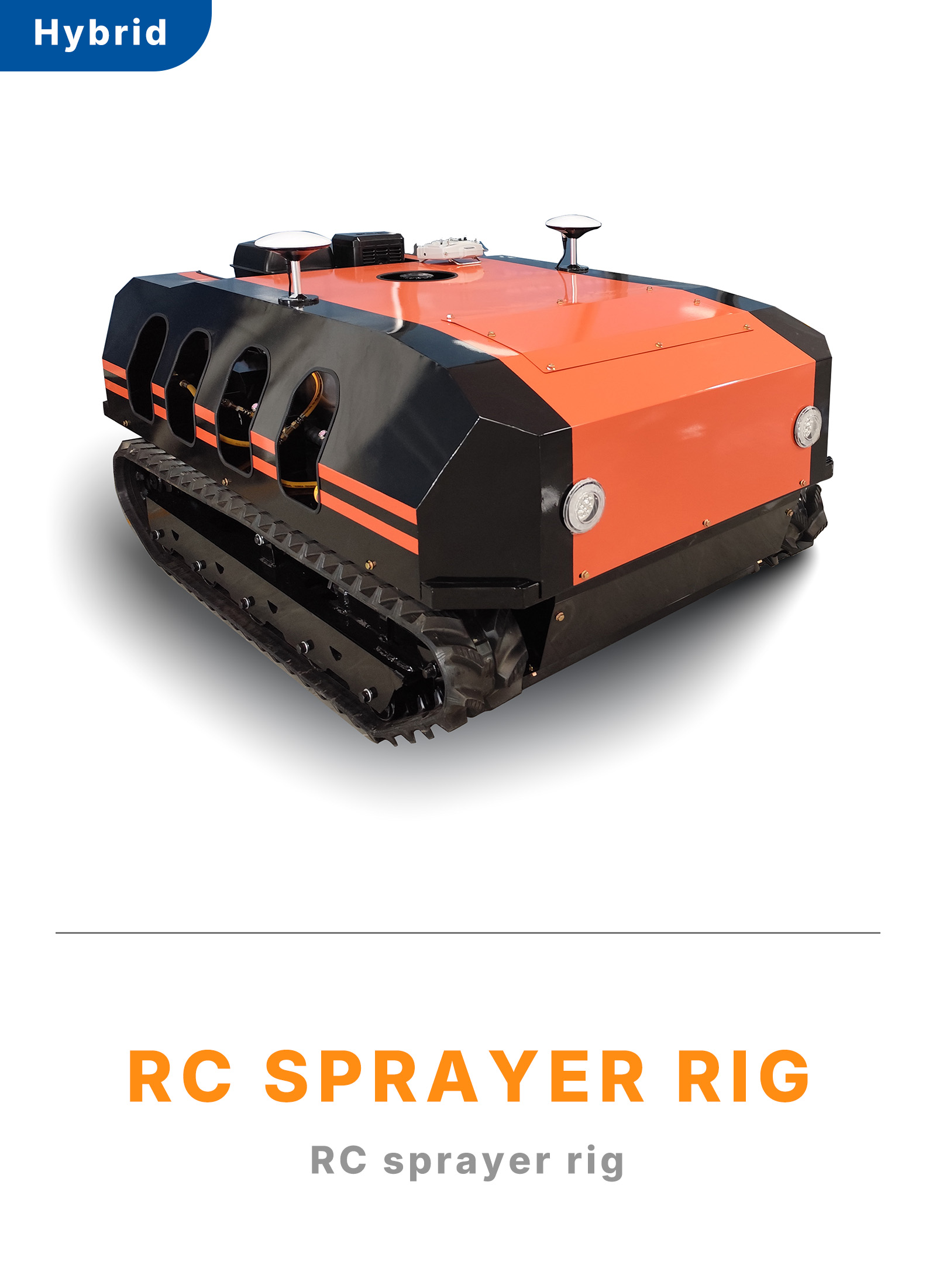 Véhicule pulvérisateur de pesticides télécommandé - Qingke Smart Agricultural Spraying Equipment for Large Farms