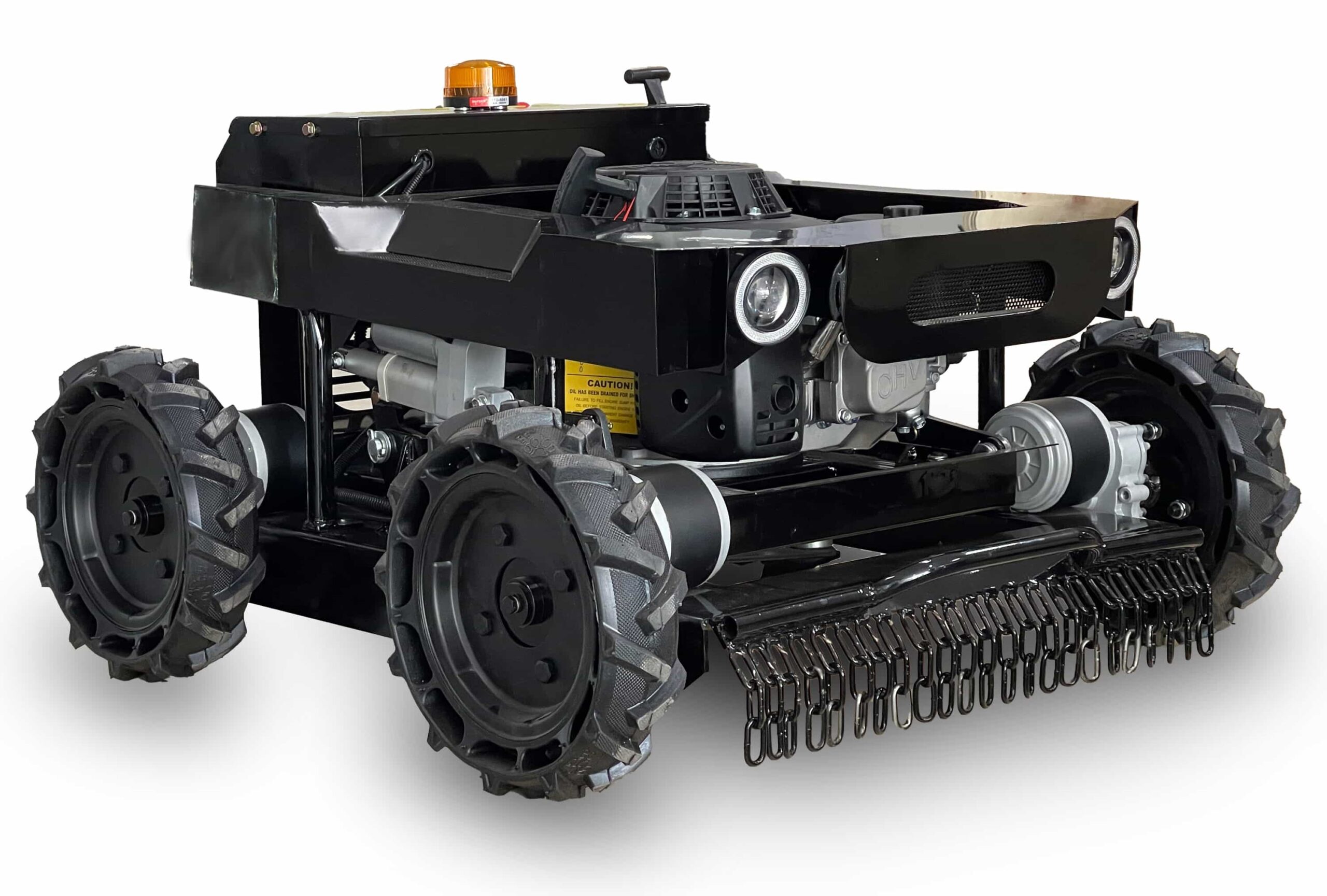 Tondeuse à gazon télécommandée QKZ-500W 4WD - Tondeuse à gazon robotisée fiable d'un fabricant professionnel
